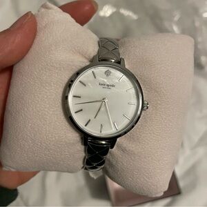 Kate Spade Silver Metro Watch NWT